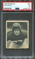 Jim White #91 Football Cards 1948 Bowman Prices