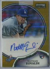 Nathan Eovaldi [Gold Refractor] Baseball Cards 2011 Bowman Sterling Rookie Autographs Prices