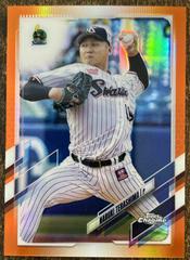 Naruki Terashima [Orange] #5 Baseball Cards 2021 Topps Chrome NPB Nippon Professional Prices