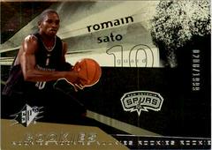 Romain Sato #101 Basketball Cards 2004 Spx Prices