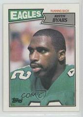 Keith Byars #297 Football Cards 1987 Topps Prices