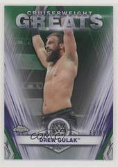 Drew Gulak [Green Refractor] Wrestling Cards 2021 Topps Chrome WWE Cruiserweight Greats Prices