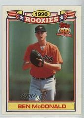 Ben McDonald Baseball Cards 1991 Topps Glossy Rookies Prices