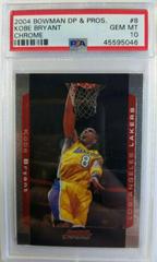 Kobe Bryant [Chrome] #8 Basketball Cards 2004 Bowman Prices
