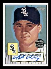 Magglio Ordonez #THAMO Baseball Cards 2001 Topps Heritage Autographs Prices