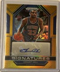 Grant Hill [Gold] #SIG-GHL Basketball Cards 2022 Panini Prizm Signatures Prices