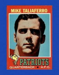 Mike Taliaferro Football Cards 1971 Topps Prices