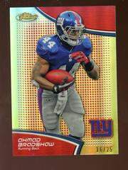Ahmad Bradshaw [Red Refractor] Football Cards 2011 Topps Finest Prices