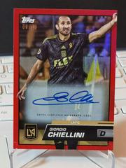 Giorgio Chiellini [Autograph Red] #188 Soccer Cards 2023 Topps MLS Prices