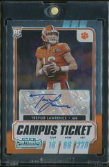 Trevor Lawrence [Autograph Campus Ticket] #101 Football Cards 2021 Panini Contenders Draft Picks Prices