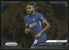 Christopher Nkunku #12 Soccer Cards 2023 Panini Prizm Premier League Fireworks Prices