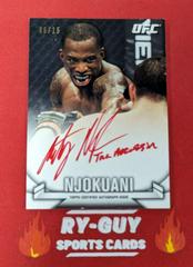 Anthony Njokuani [Red Ink Nickname] Ufc Cards 2013 Topps UFC Knockout Autographs Prices