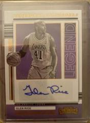 Glen Rice [Bronze] #LC-GRC Basketball Cards 2022 Panini Contenders Legendary Autographs Prices