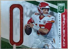 Patrick Mahomes II [Green] #SP-4 Football Cards 2019 Donruss Elite Spellbound Prices