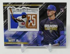 Bobby Witt Jr. [Black] Baseball Cards 2022 Topps Update Special Event Patch Relics Prices