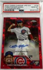 Christopher Morel [Red] #USA-CM Baseball Cards 2023 Topps Chrome Update Sapphire Autographs Prices