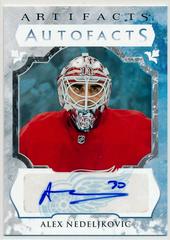 Alex Nedeljkovic #AF-AN Hockey Cards 2023 Upper Deck Artifacts Autograph Facts Prices