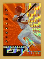 Scott Rolen [Season Orange] #E11 Baseball Cards 1998 Pinnacle Epix Prices