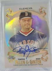 Roger Clemens #AGA-RC Baseball Cards 2021 Topps Allen & Ginter Chrome Autographs Prices