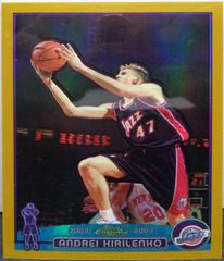 Andrei Kirilenko [Gold Refractor] #72 Basketball Cards 2003 Topps Chrome Prices
