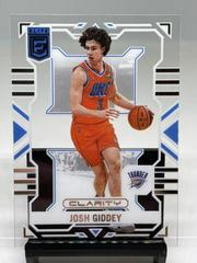 Josh Giddey Basketball Cards 2022 Panini Donruss Elite Clarity Prices