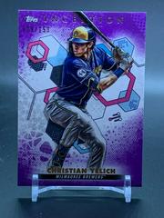 Christian Yelich [Purple] #30 Baseball Cards 2022 Topps Inception Prices