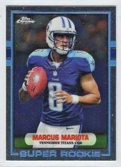 Marcus Mariota #89-MM Football Cards 2015 Topps Chrome 1989 Super Rookie Prices