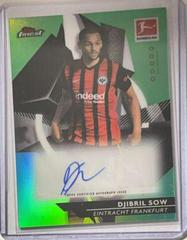 Djibril Sow [Green Refractor] Soccer Cards 2020 Topps Finest Bundesliga Autographs Prices