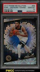Karl Anthony Towns [Galactic] #89 Basketball Cards 2017 Panini Revolution Prices