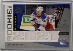 Morgan Barron [Patch] Hockey Cards 2021 SP Game Used Rookie Blends Prices