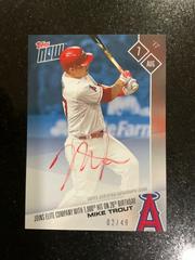 Mike Trout [Autograph Blue] #456B Baseball Cards 2017 Topps Now Prices