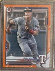 Josh Jung [Orange] #BP-38 Baseball Cards 2021 Bowman Paper Prospects Prices