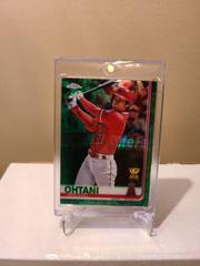 Shohei Ohtani [Batting Green Refractor] Baseball Cards 2019 Topps Chrome Prices
