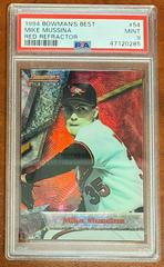 Mike Mussina [Red Refractor] #54 Baseball Cards 1994 Bowman's Best Prices