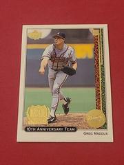 Greg Maddux Baseball Cards 1999 Upper Deck 10th Anniversary Team Prices