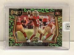 Brock Purdy [Green Black Snakeskin] Football Cards 2022 Panini Select Prices