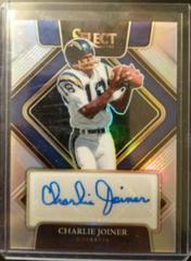 Charlie Joiner Football Cards 2021 Panini Select Signatures Prizm Prices