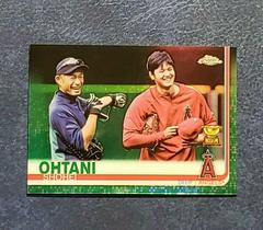 Shohei Ohtani [With Ichiro Green Refractor] Baseball Cards 2019 Topps Chrome Prices