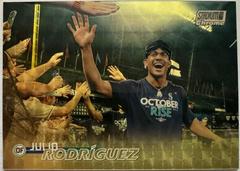 Julio Rodriguez [Chrome Superfractor] #33 Baseball Cards 2023 Stadium Club Prices