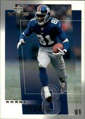 Amani Toomer #171 Football Cards 2001 Upper Deck MVP Prices