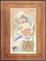 Kodai Senga #MA-KSE Baseball Cards 2023 Topps Allen & Ginter Mini Framed Autographs Prices