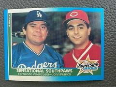 Sensational Southpaws [F. Valenzuela, J. Franco] #631 Baseball Cards 1987 Fleer Prices