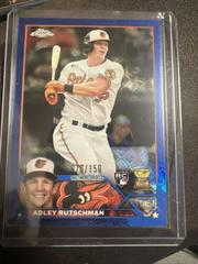 Adley Rutschman [Logofractor Blue] #1 Baseball Cards 2023 Topps Chrome Prices