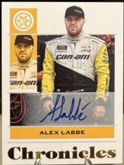Alex Labbe [Autograph Gold] #10 Racing Cards 2022 Panini Chronicles Nascar Prices