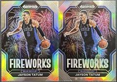 Jayson Tatum [Silver] Basketball Cards 2023 Panini Prizm Draft Picks Fireworks Prices
