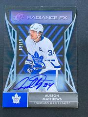 Auston Matthews [Autograph] Hockey Cards 2021 SPx Radiance FX Prices