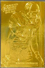 Vincent Brown [Mint 24KT Gold] #163 Football Cards 1992 Action Packed Prices