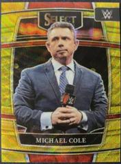Michael Cole [Gold Wave] Wrestling Cards 2022 Panini Select WWE Prices