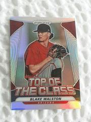 Blake Walston [Silver Prizm] #TOC-26 Baseball Cards 2020 Panini Prizm Top of the Class Prices