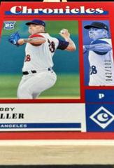 Bobby Miller [Red] Baseball Cards 2023 Panini Chronicles Prices